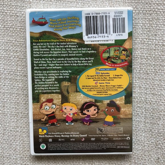Little Einsteins 2 DVD's Rocket's Firebird Rescue & Legend Of The Golden Pyramid - Picture 10 of 11